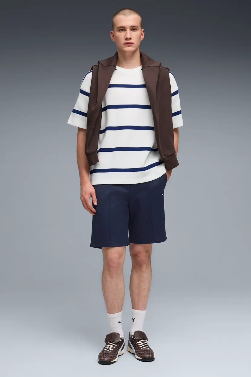 Мужские темно-синие шорты T7 Relaxed Shorts Men 4