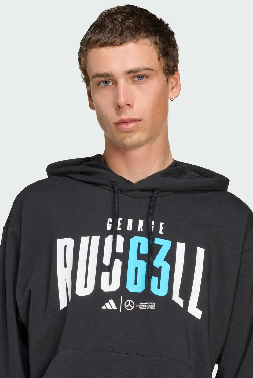 Чоловіче чорне худі Mercedes - AMG Petronas Formula One Team George Russell 4