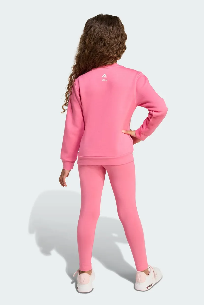 Дитячий рожевий комплект одягу (світшот, тайтси)  adidas Disney Minnie Mouse Kids 3