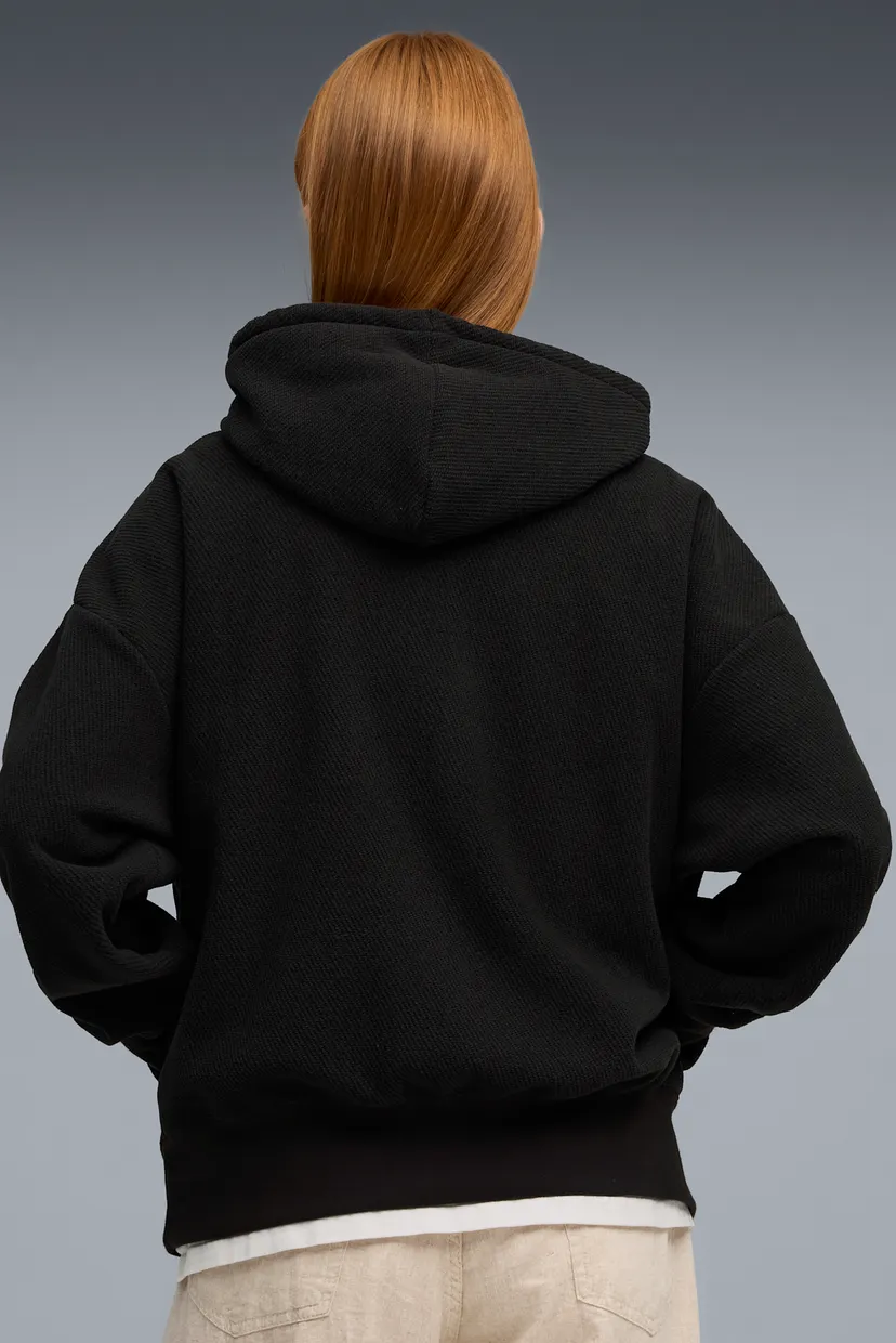 Жіноче чорне худі HER Oversized Winterized Hoodie Women 3