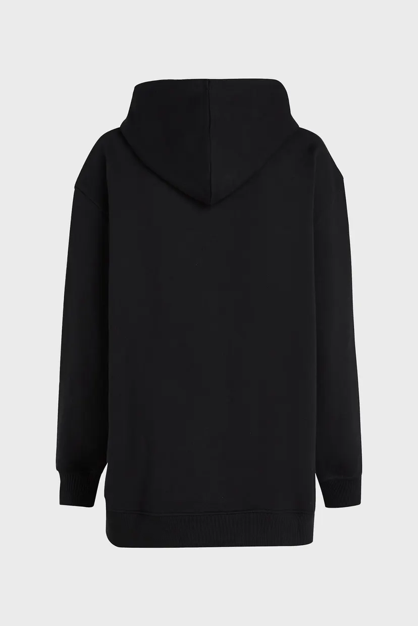 Жіноче чорне худі oversized 6