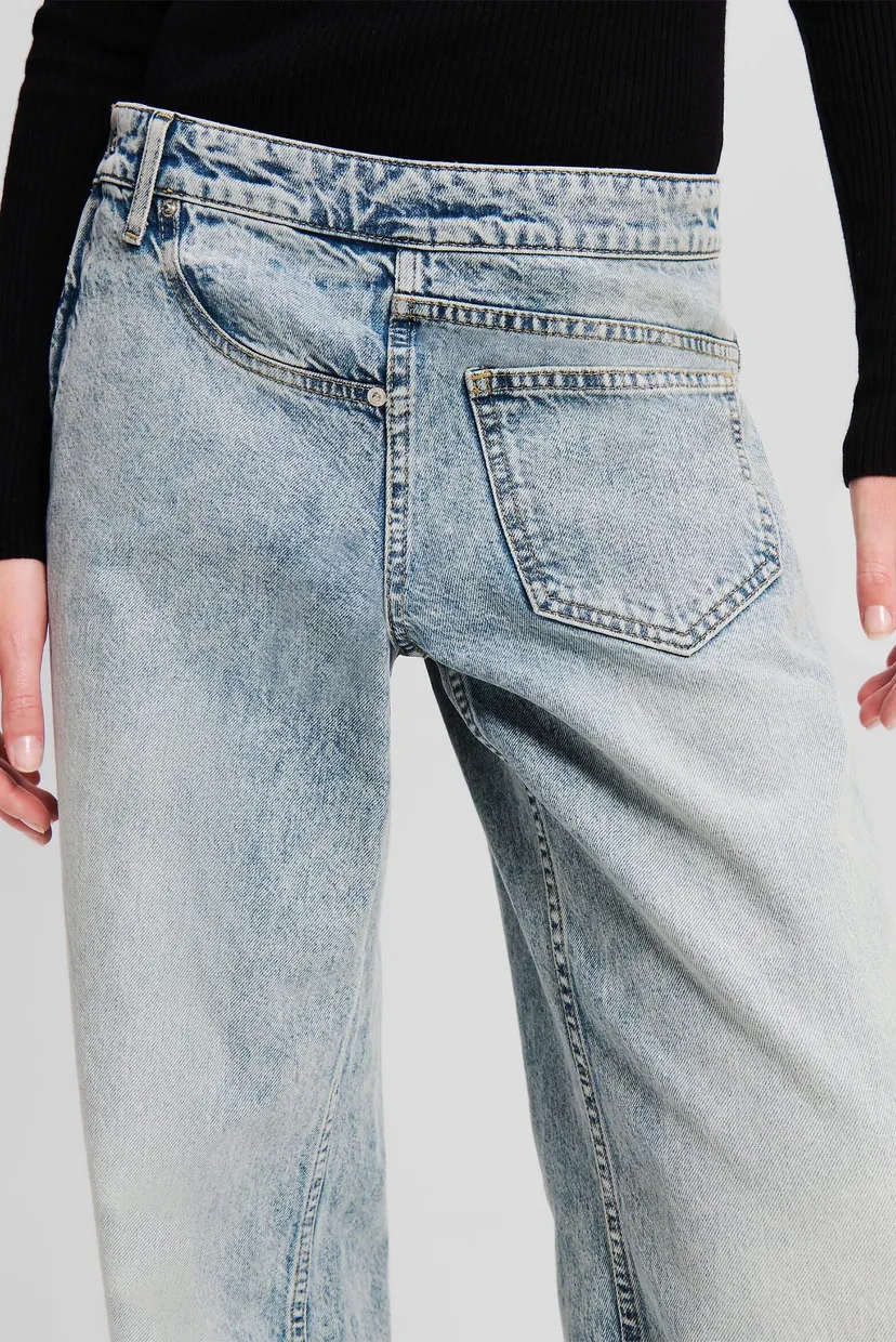Женские голубые джинсы mr relaxed twisted denim 4