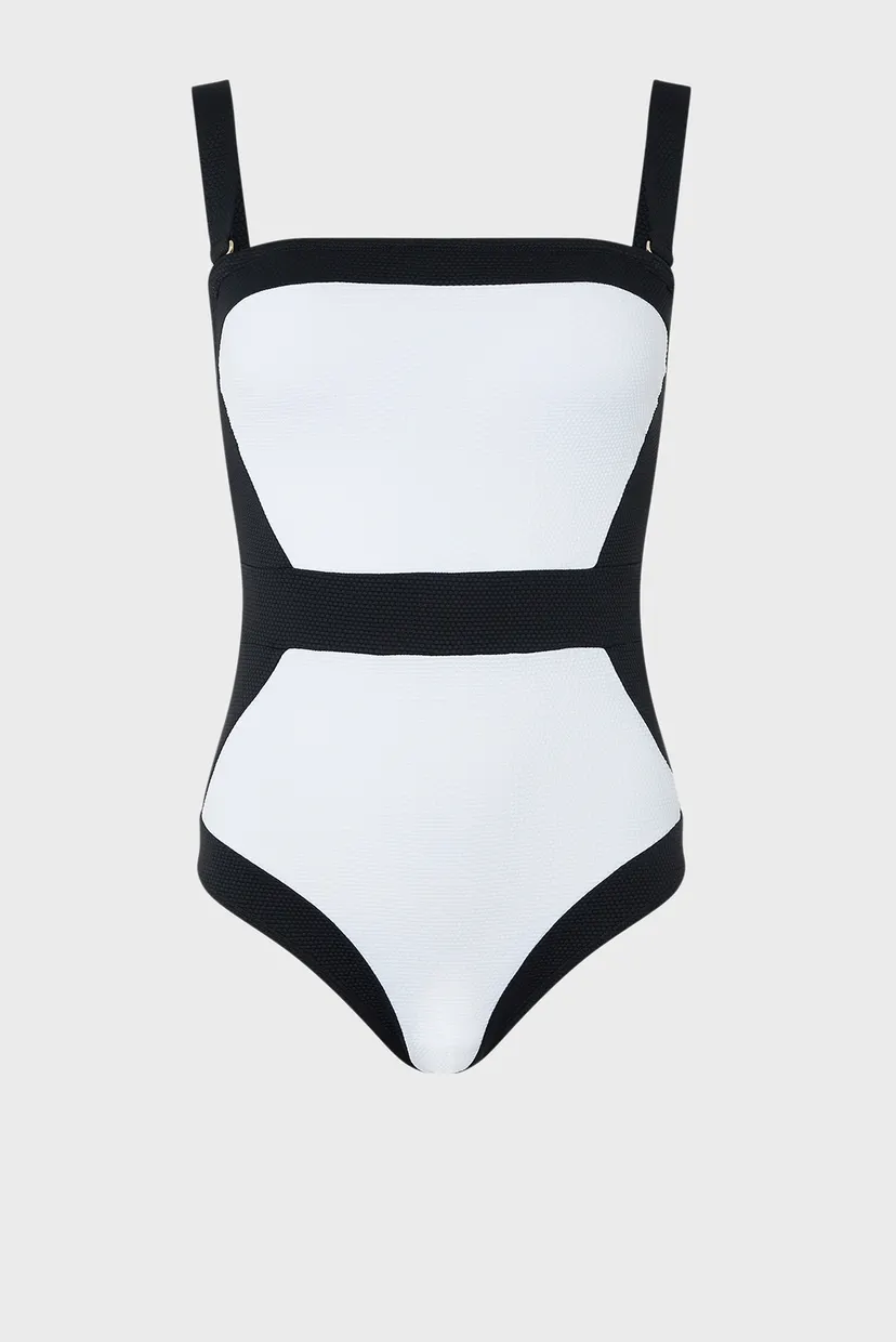 Женский белый купальник ILLUSION BANDEAU SWI 4