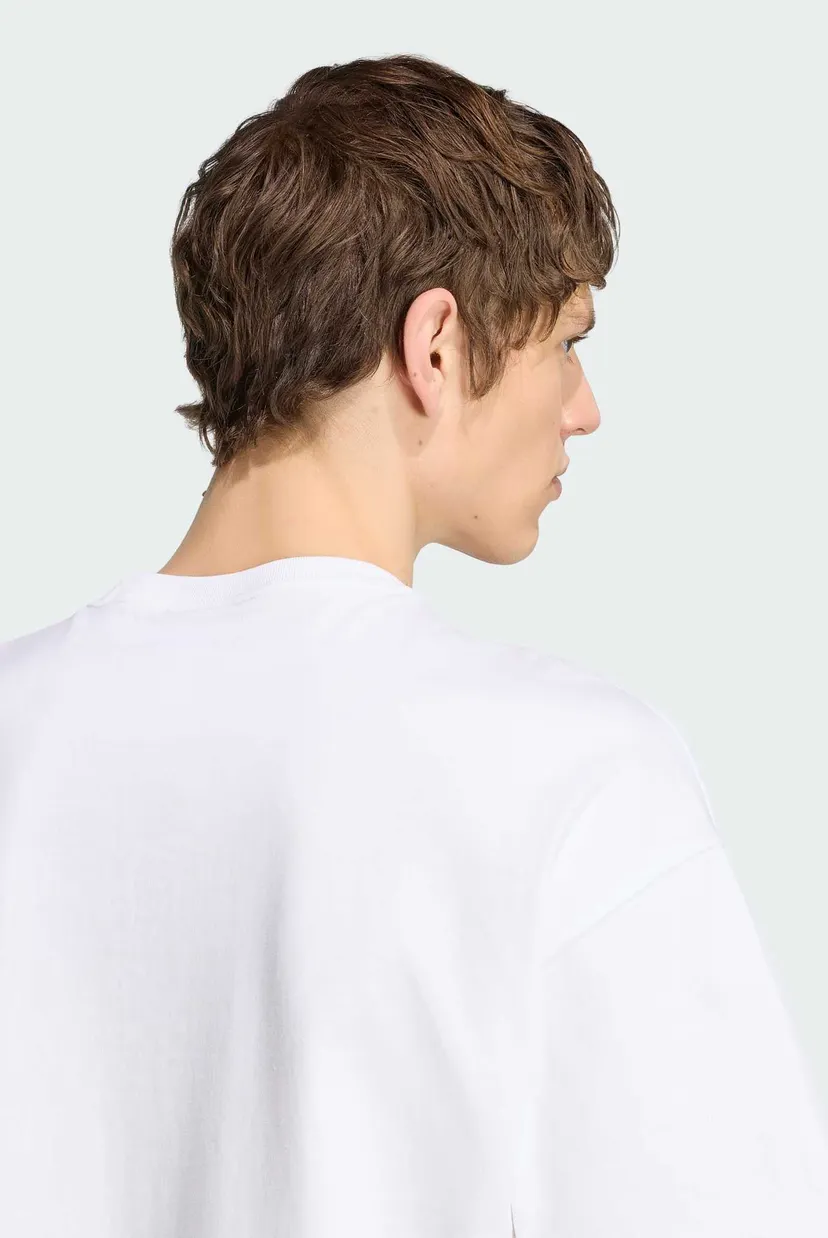 Чоловіча біла футболка TREFOIL ESSENTIALS LOOSE 5