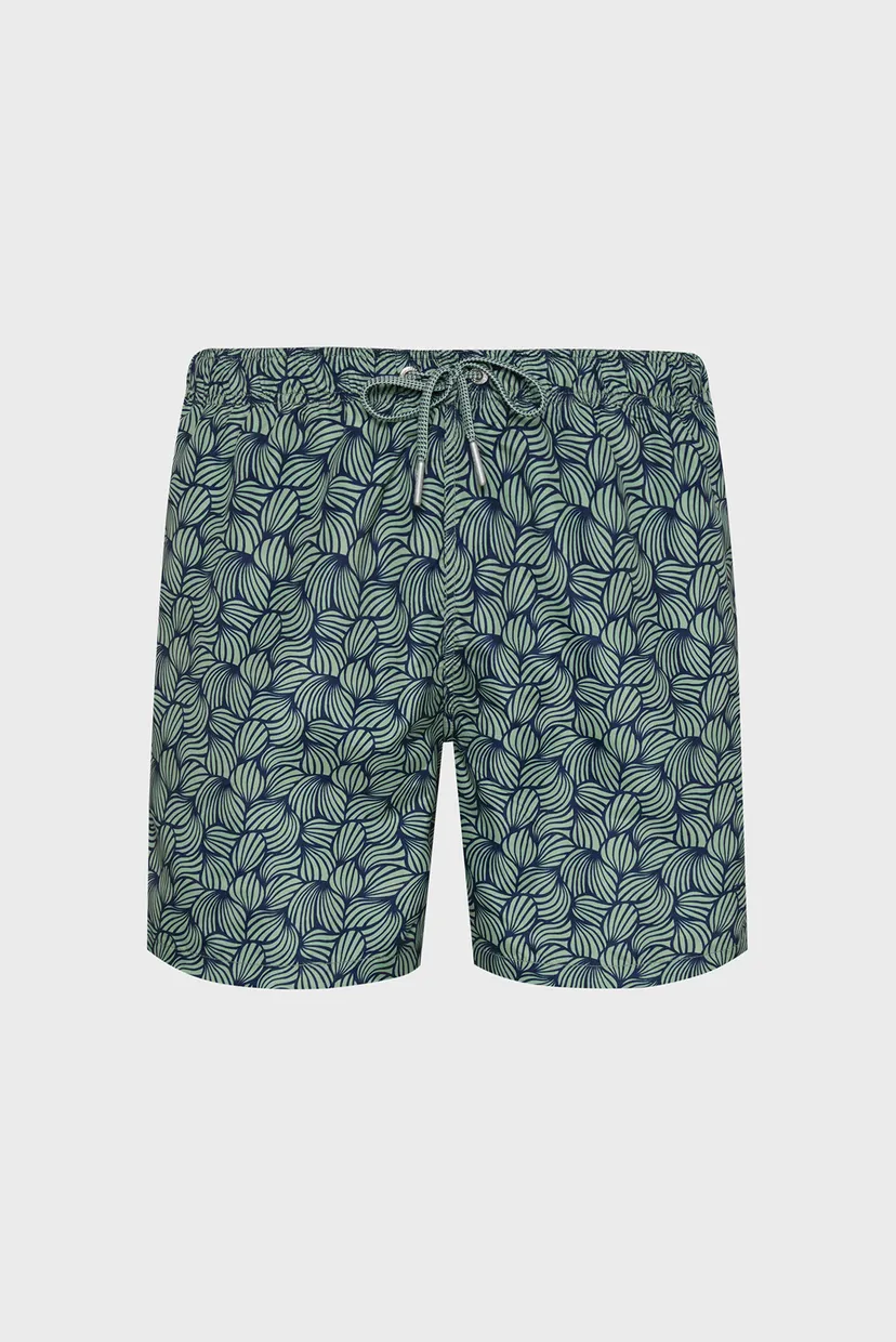 Чоловічі зелені плавальні шорти з візерунком ROPE PRINT SWIM SHORTS 6