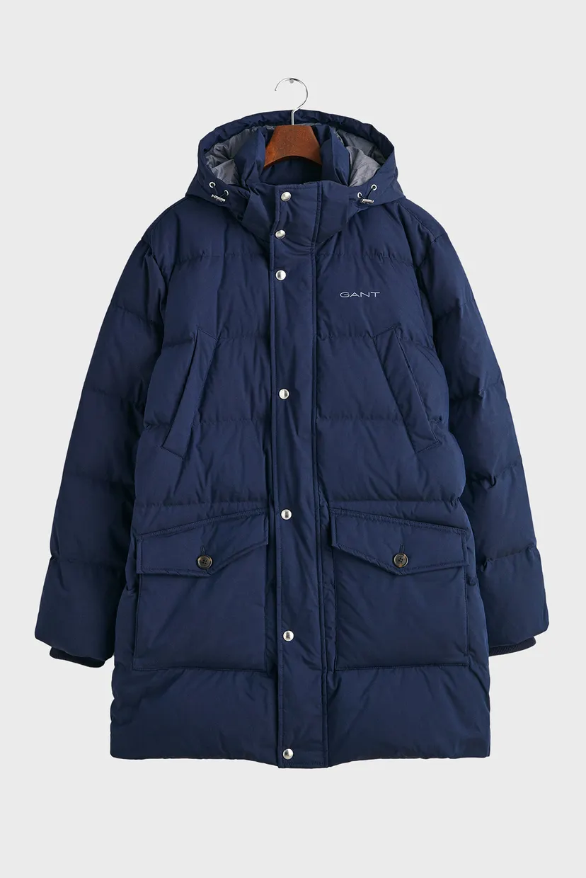 Чоловічий темно-синій пуховик LONG ALTA DOWN JACKET 7