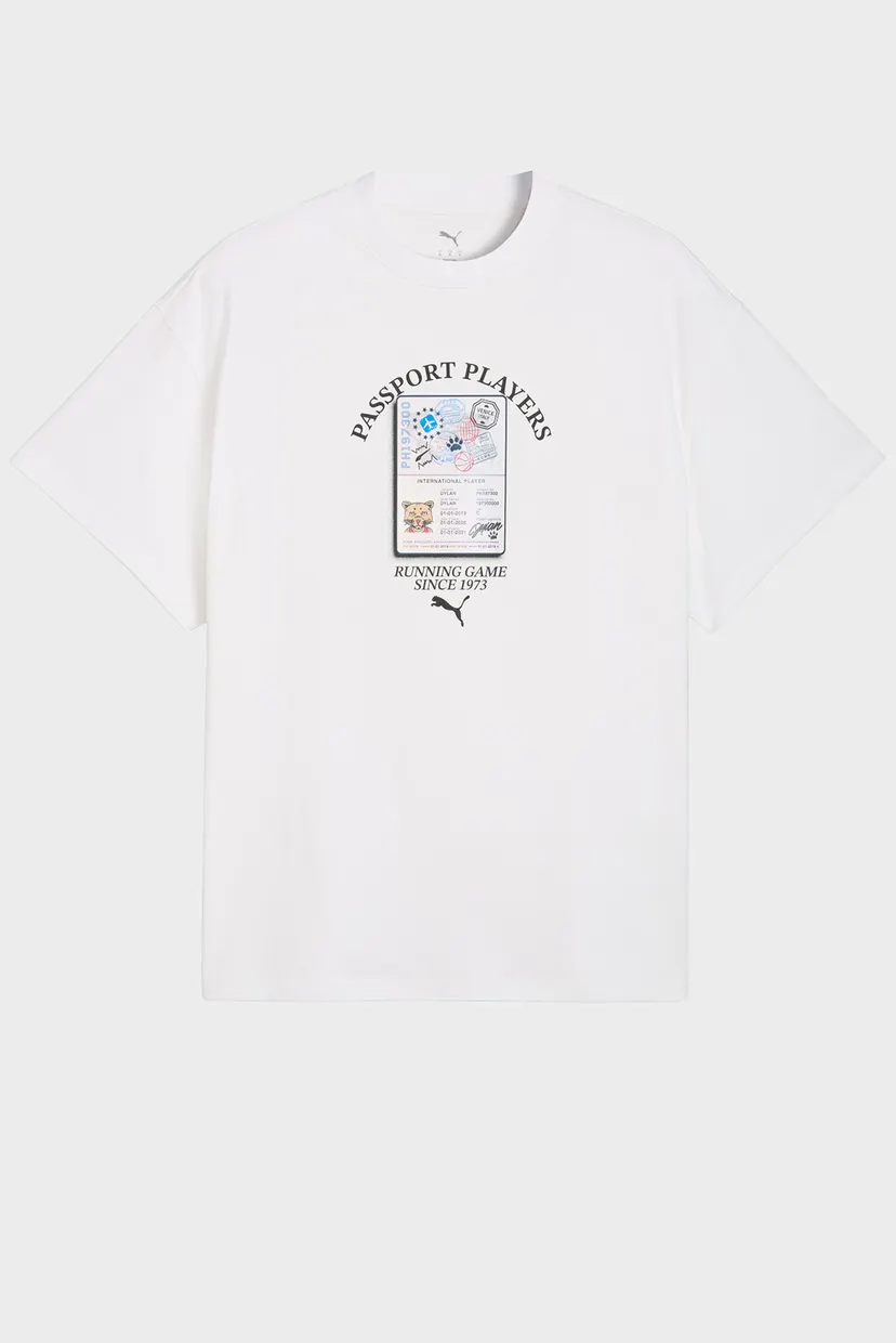 Мужская белая футболка ATW Dylan Oversized Basketball Tee Men 4