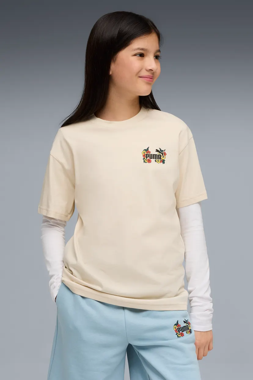 Детская бежевая футболка MID 90s Printed Tee Youth 3