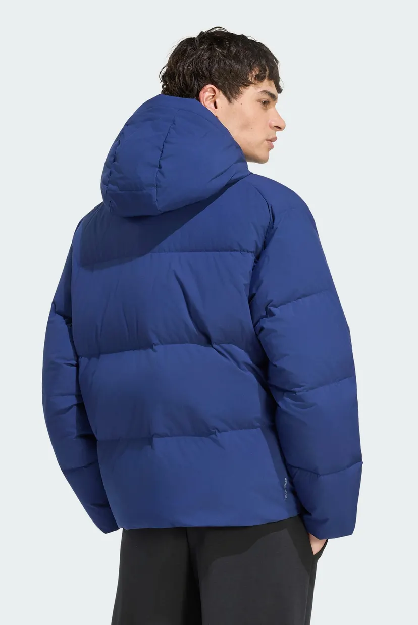 Мужской синий пуховик HELIONIC DOWN PUFFER HOODED 3