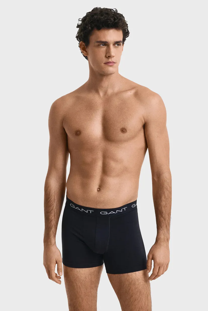 Мужские черные боксеры (3 шт) BOXER BRIEF 4