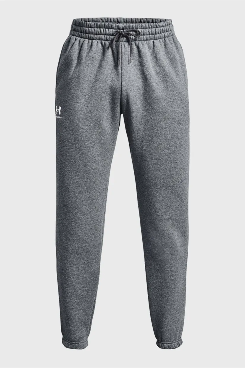 Чоловічі сірі спортивні штани UA Essential Fleece Jogger 5