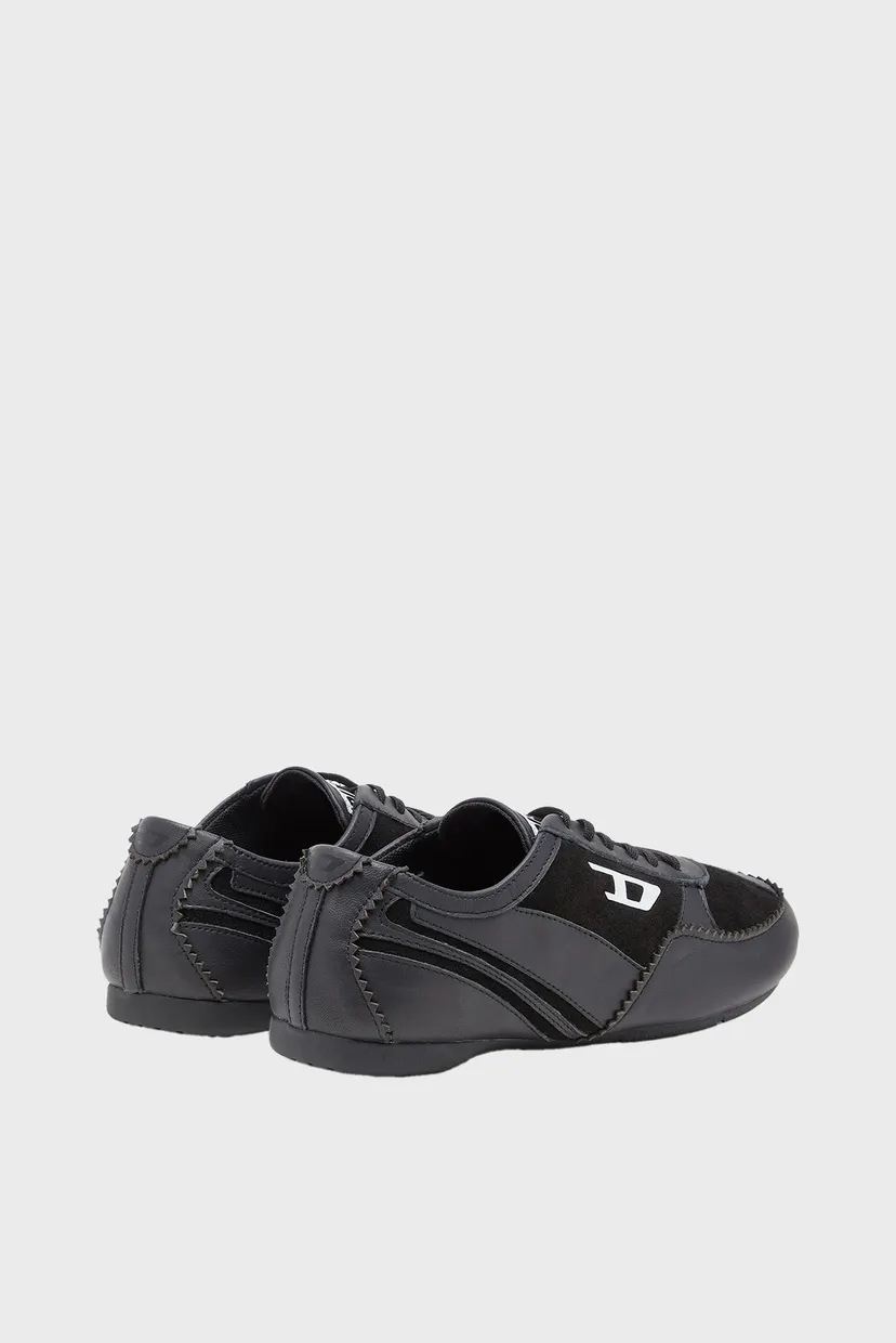 Женские черные кожаные кроссовки D-MILE / D-MILE LOW W SNEAKERS 5