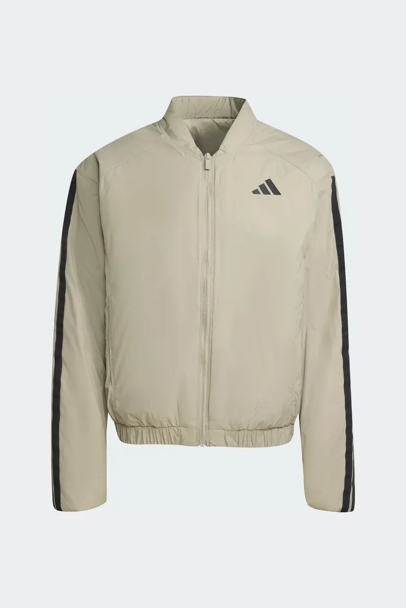Чоловічий оливковий бомбер Essentials CLIMAWARM 3-Stripes Insulated 6