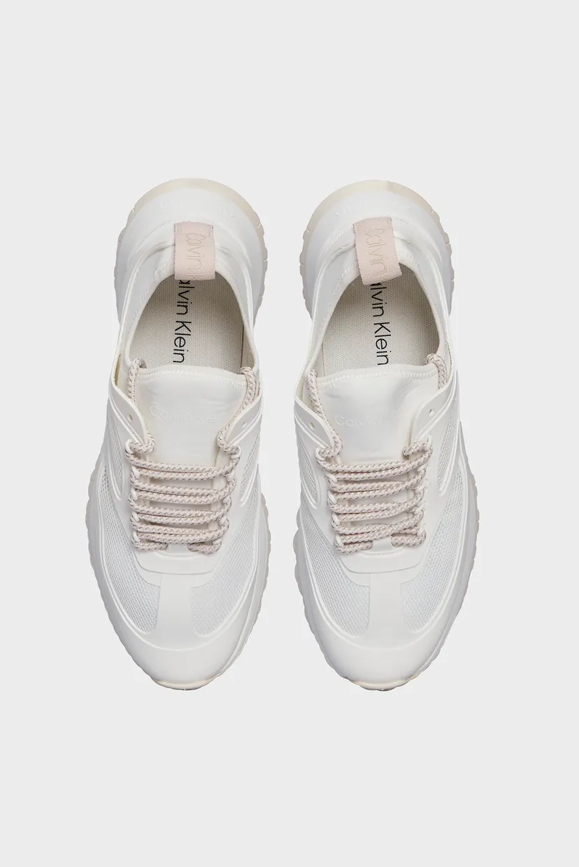 Женские белые кроссовки RUNNER LACE UP CAGING 4