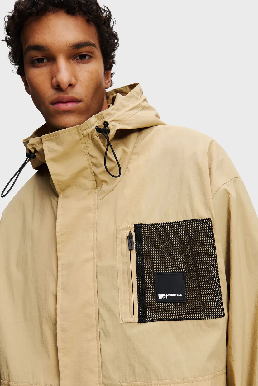 Мужская бежевая куртка pocket jacket 4