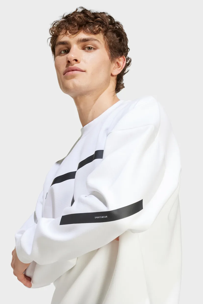 Чоловічий білий світшот New adidas Z.N.E. 5