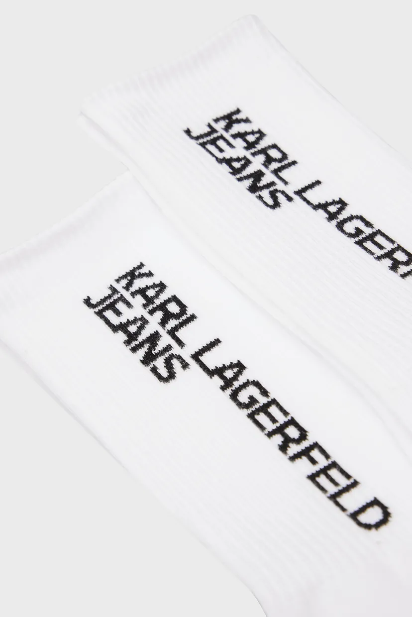 Мужские белые носки (2 пары) essential logo socks set 3
