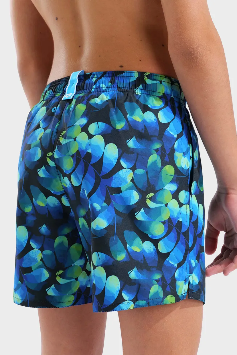 Дитячі сині плавальні шорти з візерунком WATER PRINTS BEACH BOXER AO 5