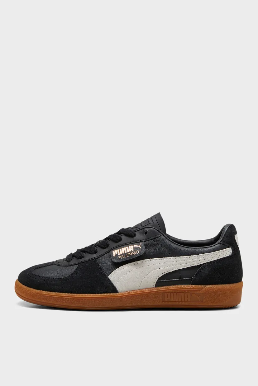 Черные кожаные сникерсы Palermo Lth Sneakers 6
