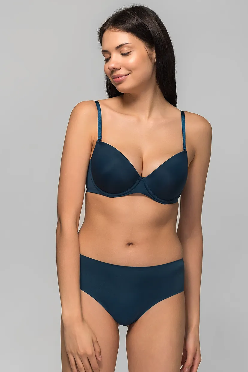Женский синий бюстгальтер 076С brabrabra SLZ19801076 — MD-Fashion