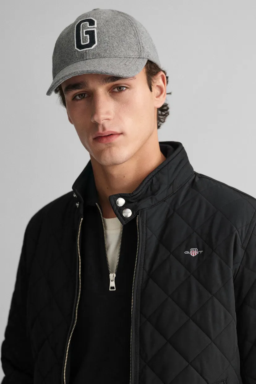 Чоловіча чорна куртка QUILTED WINDCHEATER 4