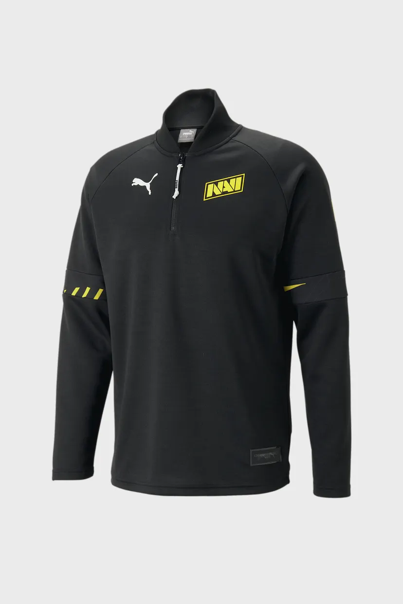 Мужская черная спортивная кофта PUMA x NAVI E7 Esports Half-zip