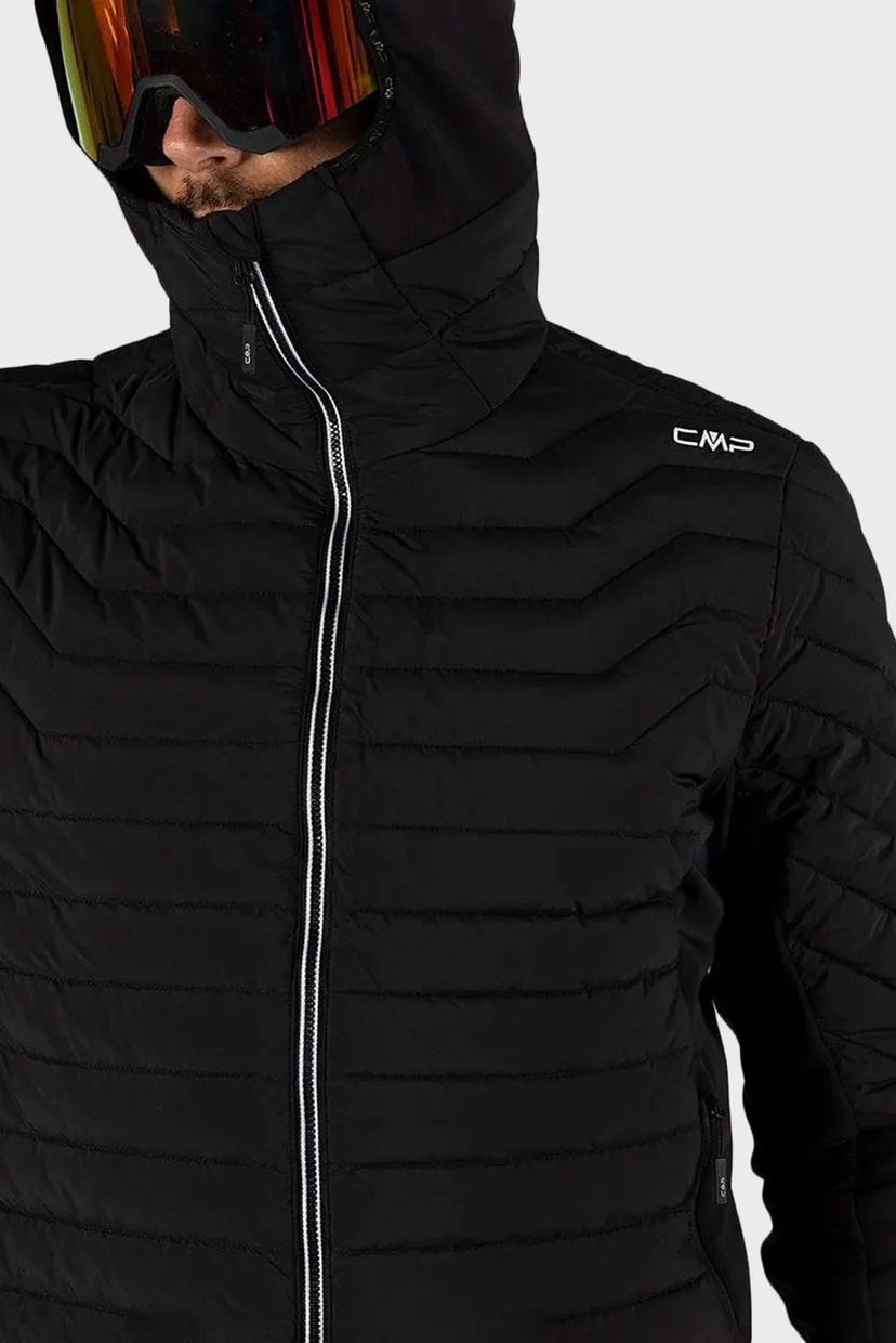 Чоловіча чорна куртка HYBRID FIX HOOD NYLON 3