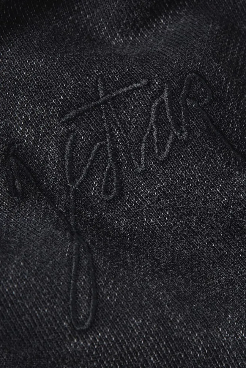 Жіноче темно-сіре худі Washed 5