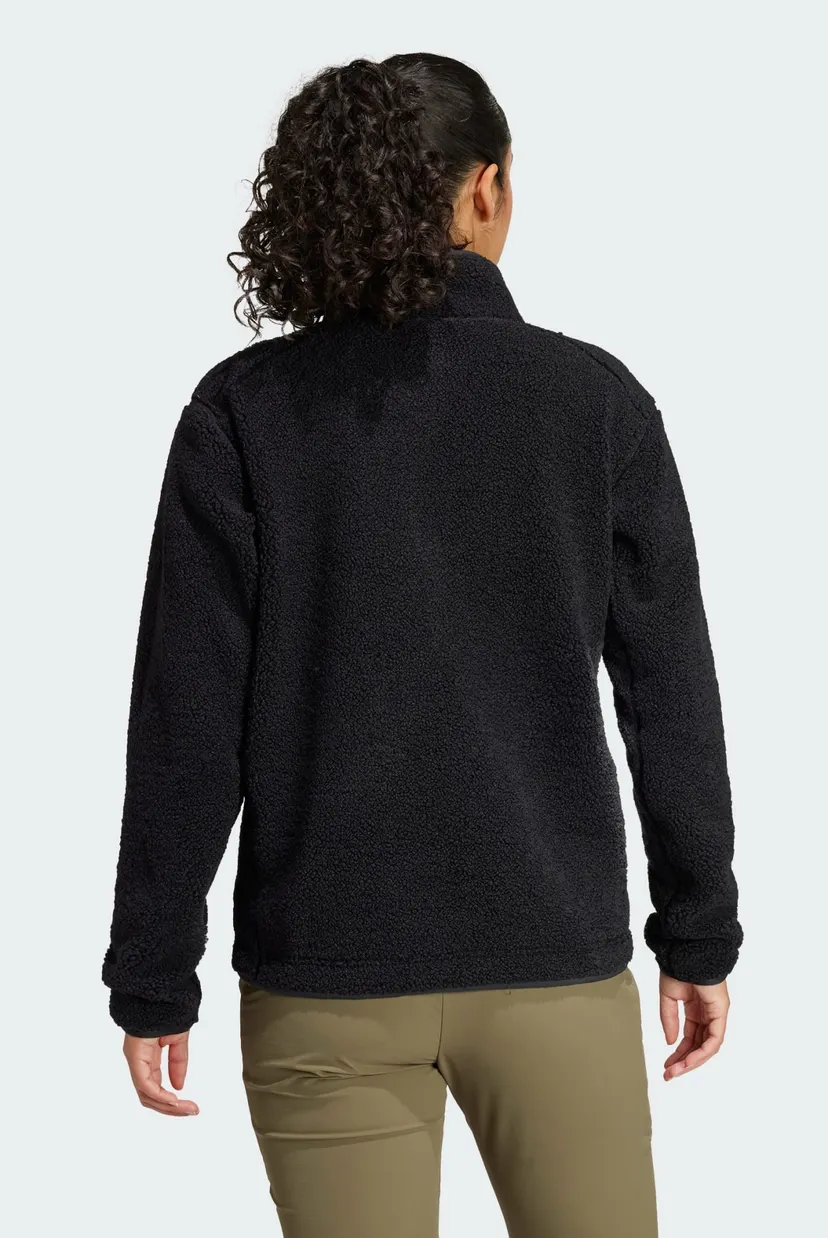 Женская черная спортивная кофта Terrex Xploric High Pile Fleece 3