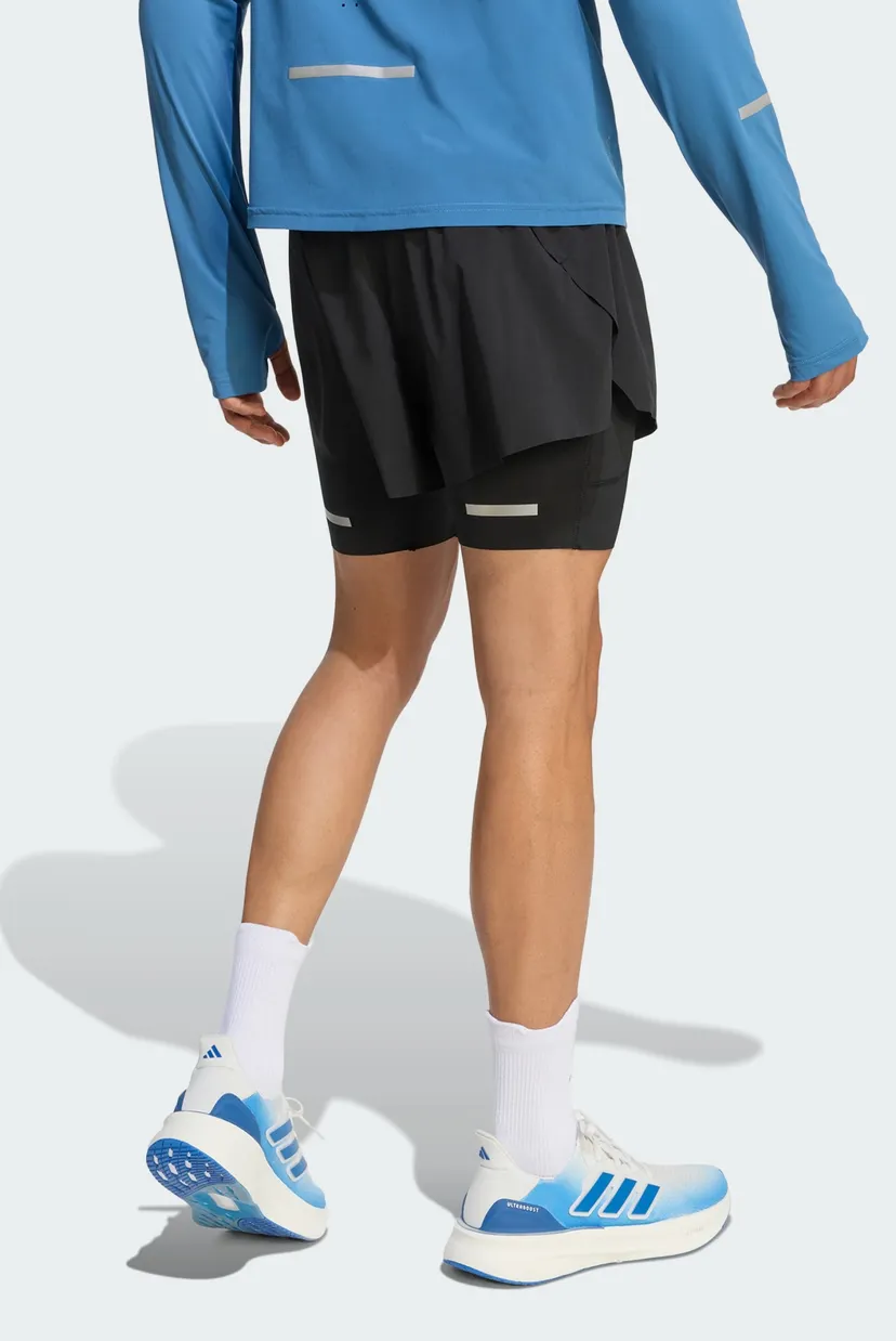 Чоловічі чорні шорти 2в1 ADI365 Climacool+ 4 Pocket 2in1 3