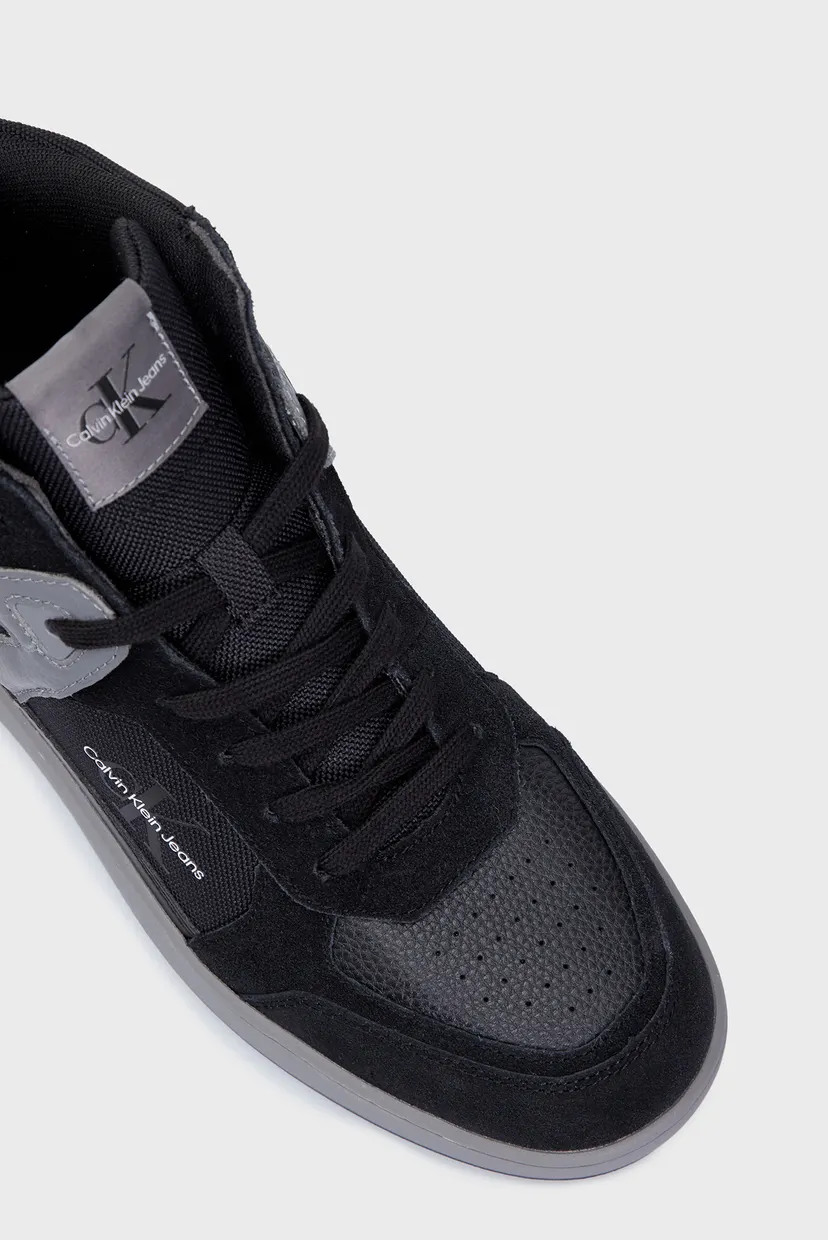Мужские черные хайтопы BASKET CUP MID LACEUP LTH ML MTR 4