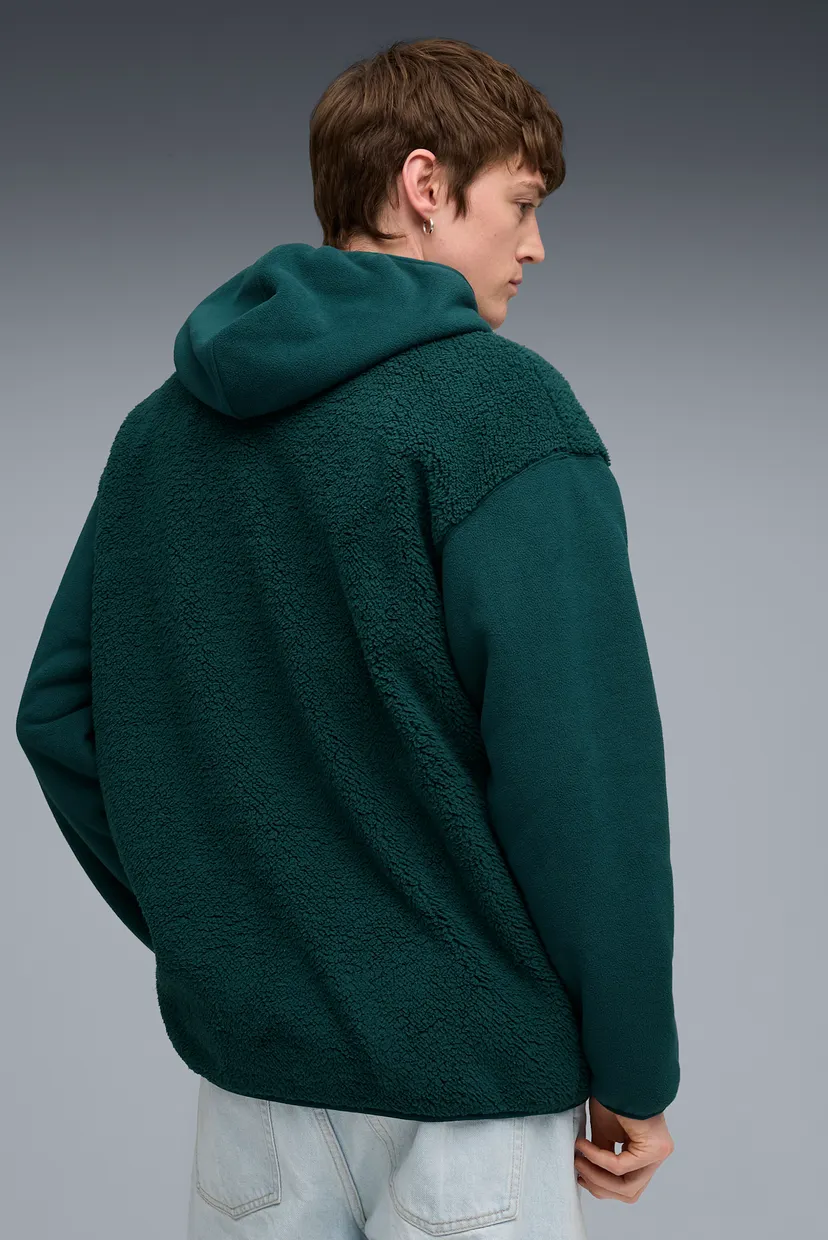 Чоловіче темно-зелене худі Essentials Elevated Relaxed Winterized