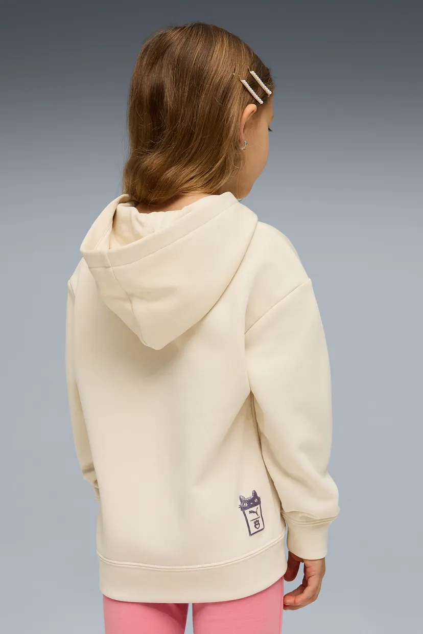 Дитяче бежеве худі PUMA x GABBY'S DOLLHOUSE Relaxed Graphic Hoodie Kids 3