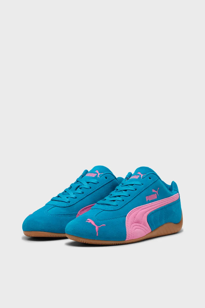 Бирюзовые замшевые кроссовки Speedcat OG Unisex 3