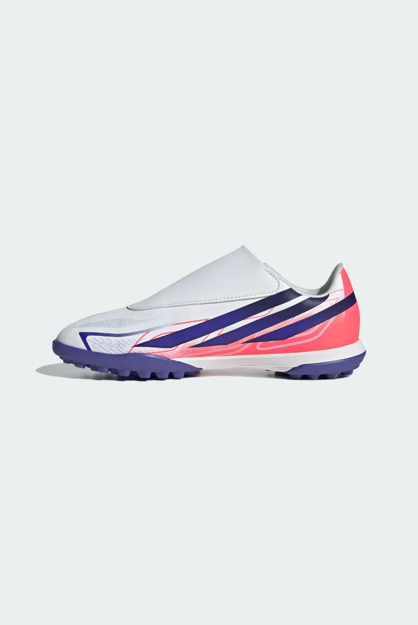 Дитячі білі сороконіжки F50 HYPERFAST CLUB Velcro Football Kids 6