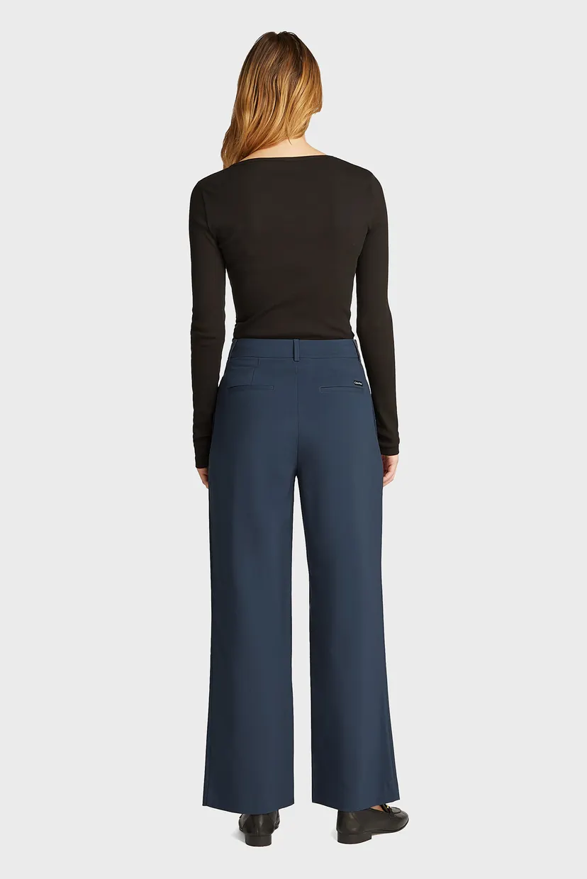Жіночі темно-сині брюки TAILORED WIDE LEG PANT 3