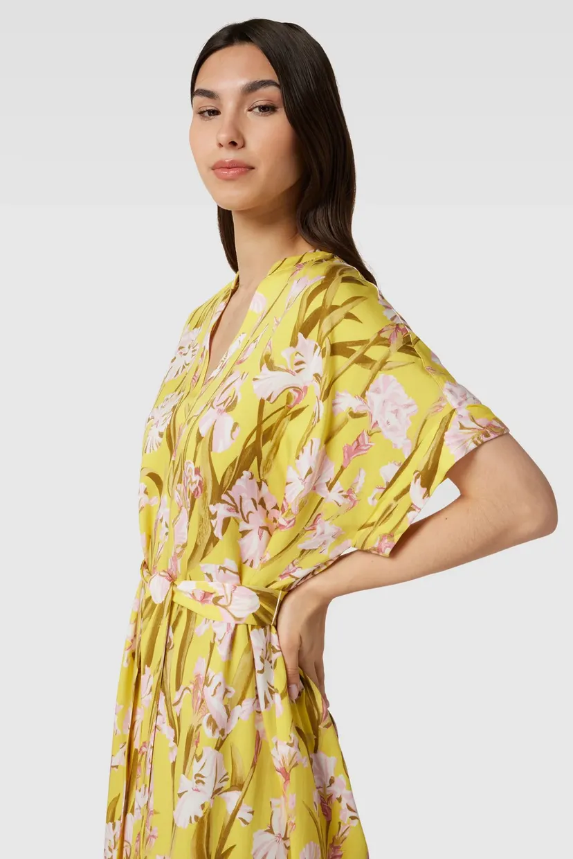 Жіноча жовта сукня з візерунком RELAXED IRIS PRINT CAFTAN 4