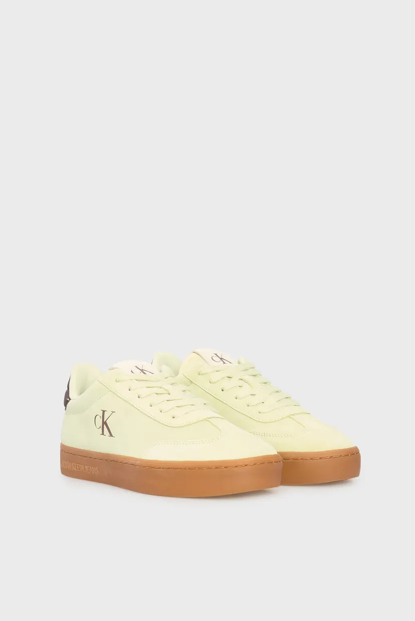 Женские салатовые замшевые сникерсы CLASSIC CUPSOLE MIX 3