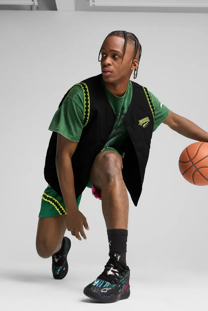 Мужской черный жилет PUMA HOOPS x TMNT Basketball Vest Men PUMA
