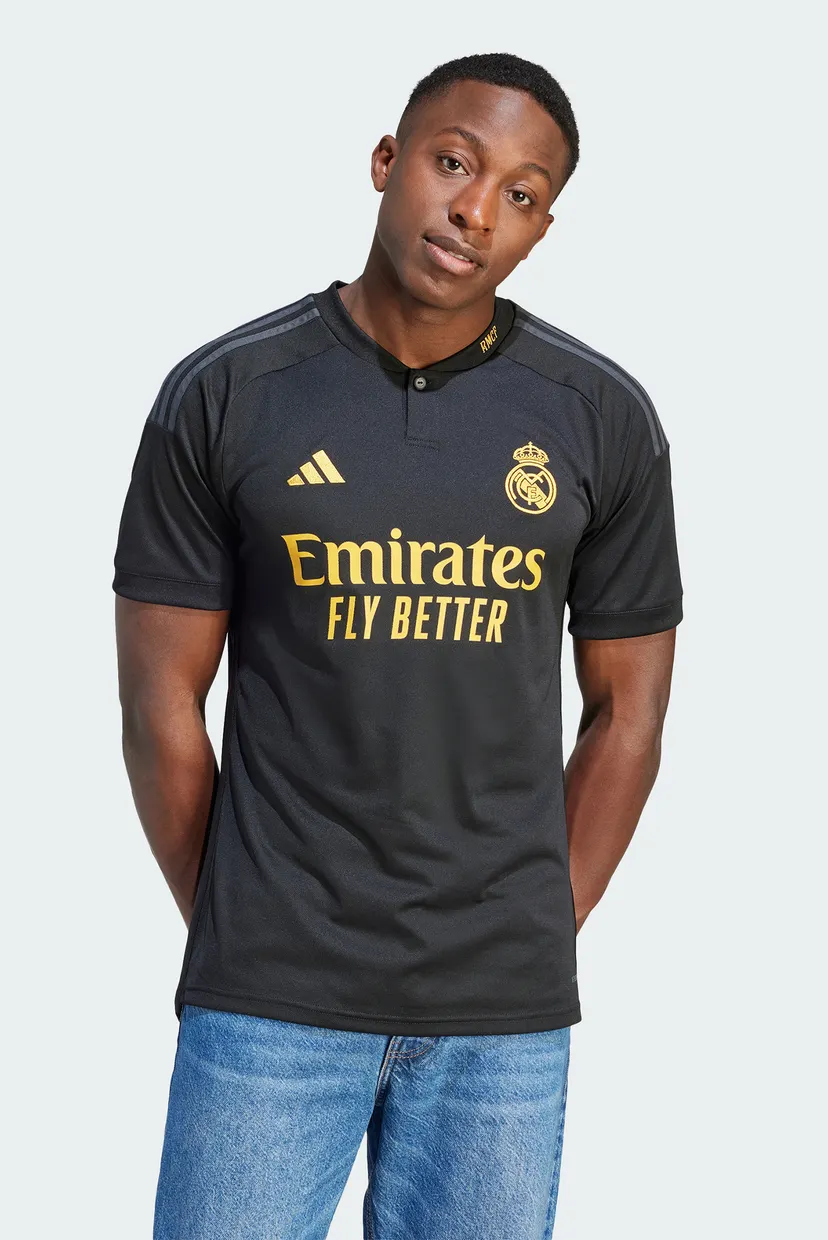 Чоловіча чорна футболка Real Madrid 23/24 adidas IN9846 — MD-Fashion