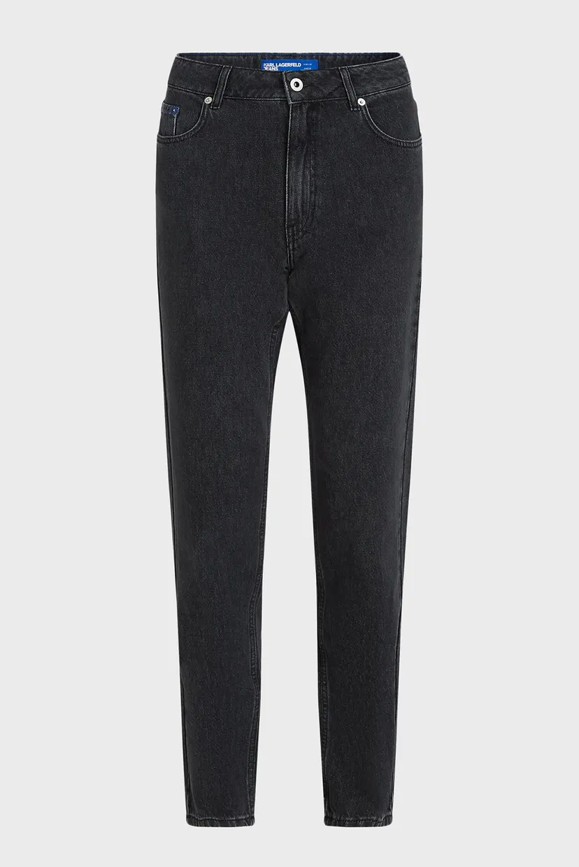 Женские черные джинсы klj mom denim 5