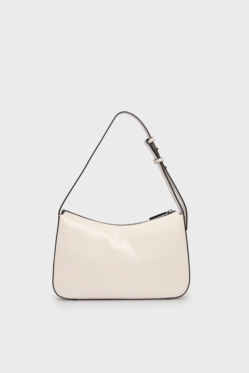 Жіноча біла сумка essential logo shoulderbag 4