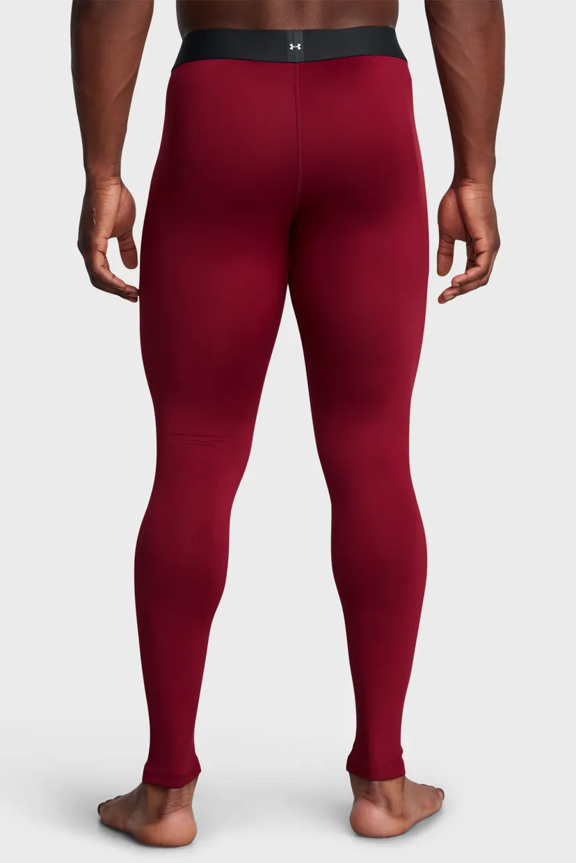 Мужские бордовые тайтсы UA CG Elite Leggings 3