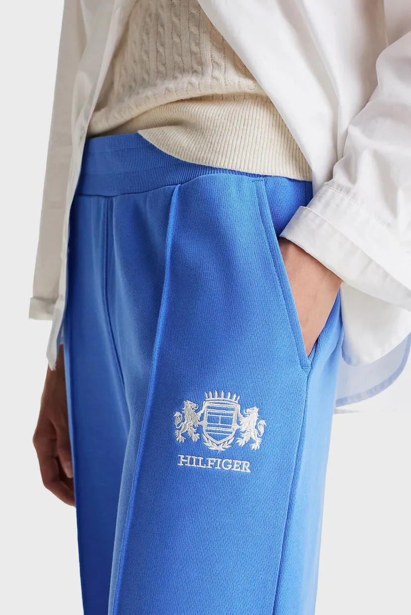 Жіночі блакитні спортивні штани VARSITY GRAPHIC STRAIGHT PANT 5