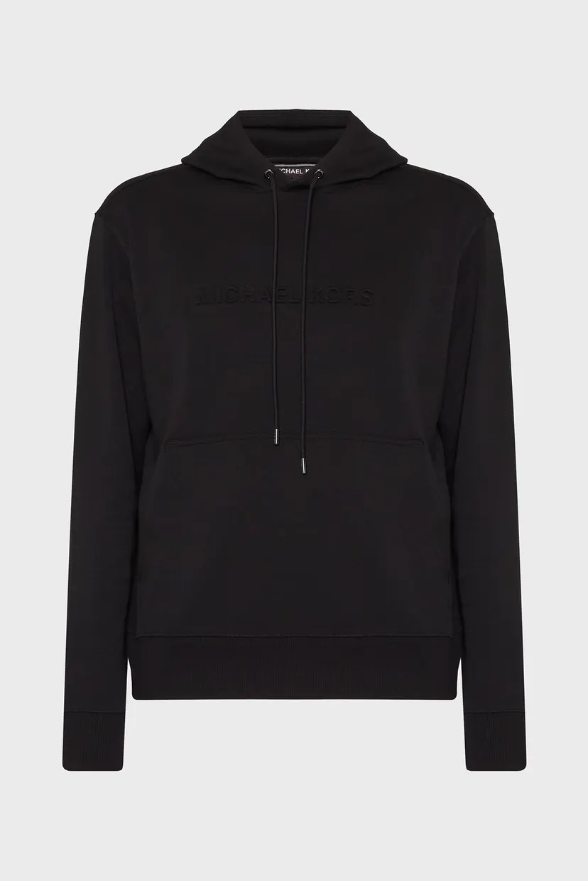Чоловіче чорне худі EMBOSSED LOGO HOODIE 4