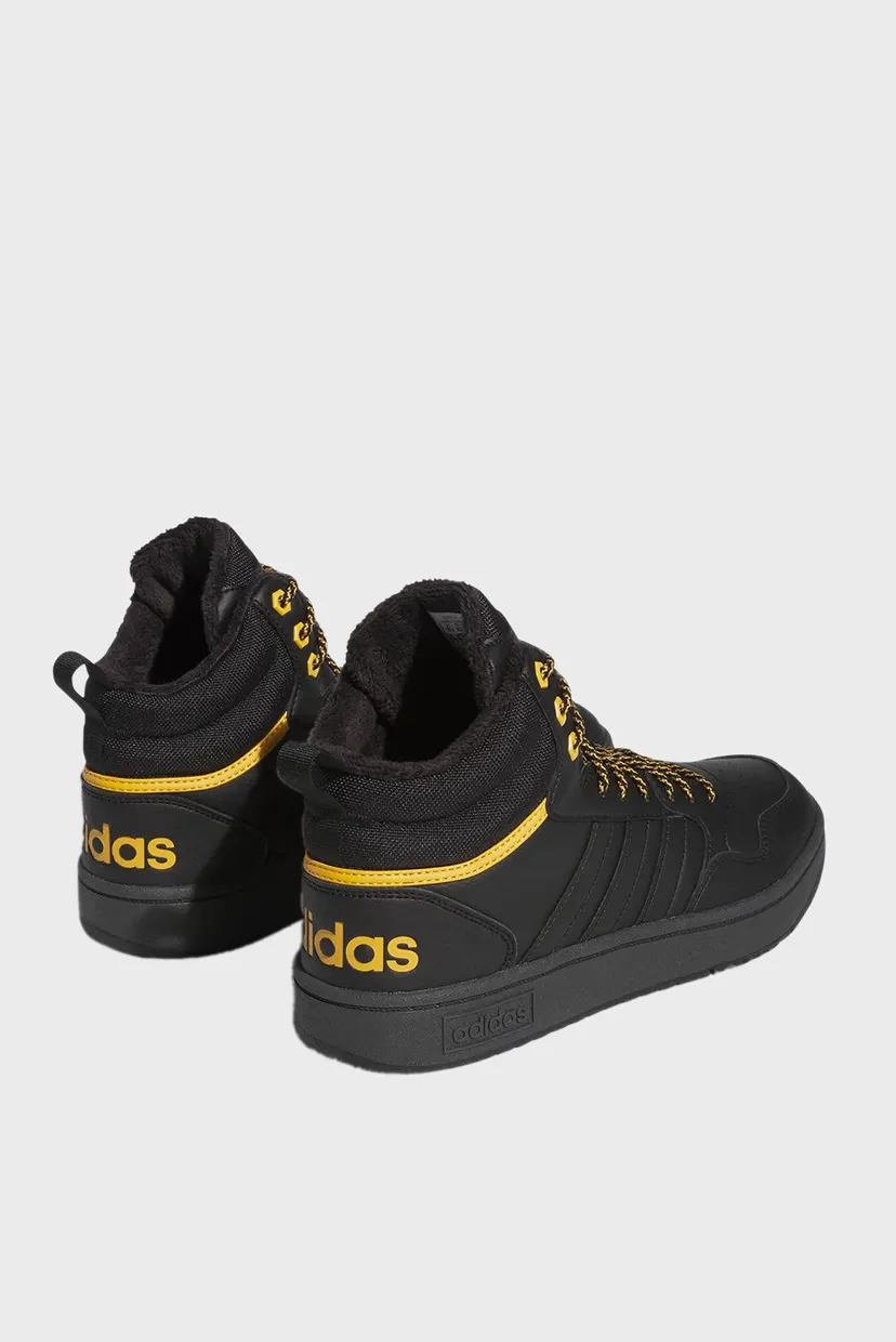 Чоловічі чорні хайтопи Hoops 3.0 Mid Lifestyle Basketball Classic Fur Lining 4