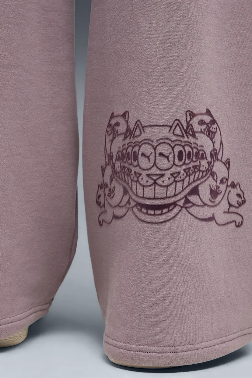 Мужские фиолетовые спортивные брюки PUMA x RIPNDIP Sweatpants Men 5