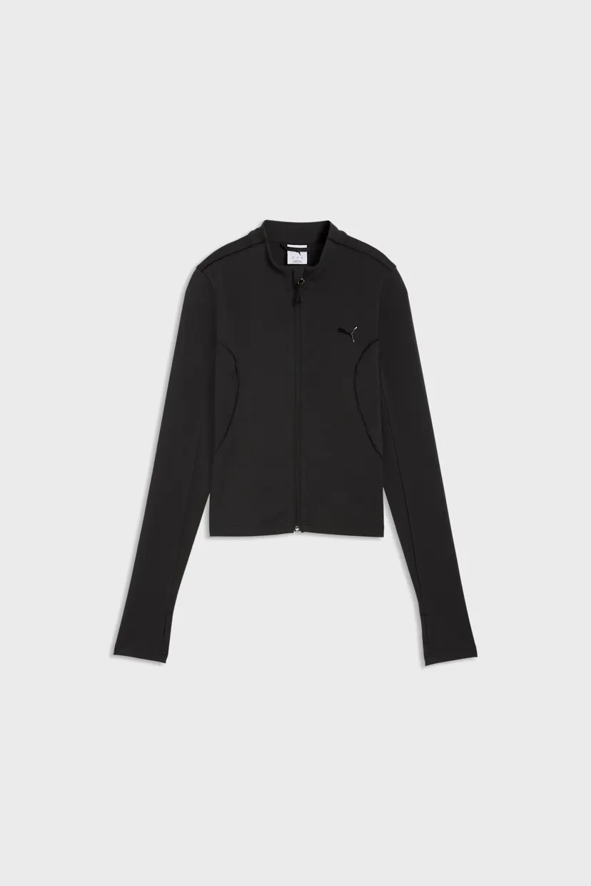 Женская черная спортивная кофта PUMATECH SENSE Slim Track Jacket Women 4