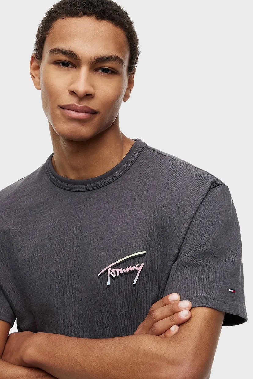 Чоловіча сіра футболка RLX NOVELTY SS TEE 4