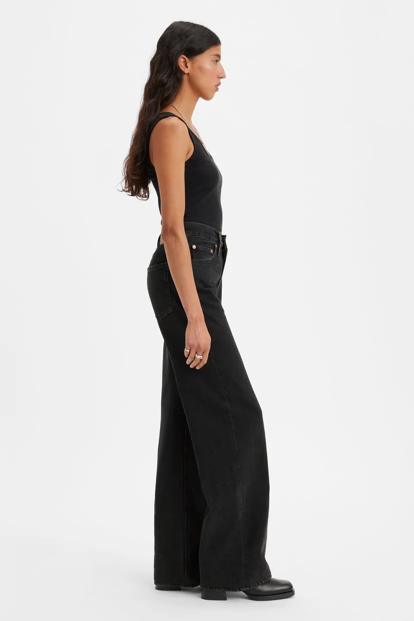 Жіночі чорні джинси Ribcage Wide Leg 3